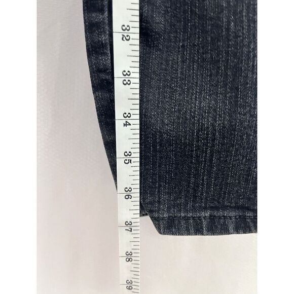 Michael Kors Womens Straight Leg Relaxed Fit Jeans Black - Picture 3 of 8